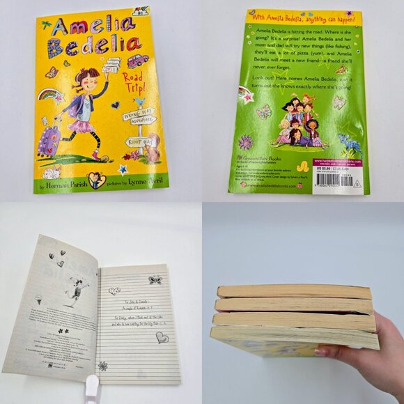 Amelia Bedelia Lot Of 4 Chapter Books #3, 4, 8, 9 Paperback Herman Parish Read - Picture 4 of 16
